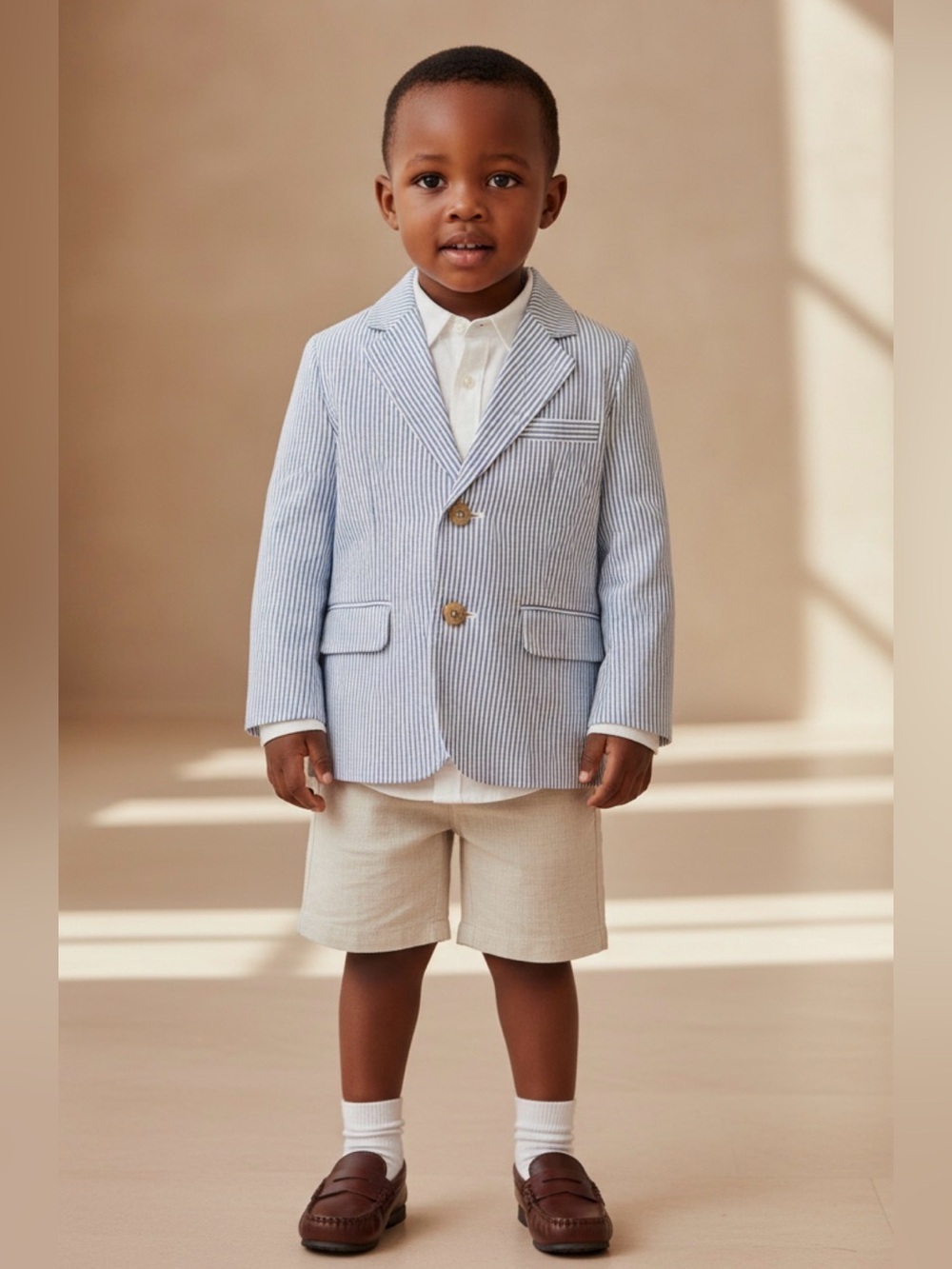 NEW | Gymboree | Blue & White Seersucker Blazer | 2T